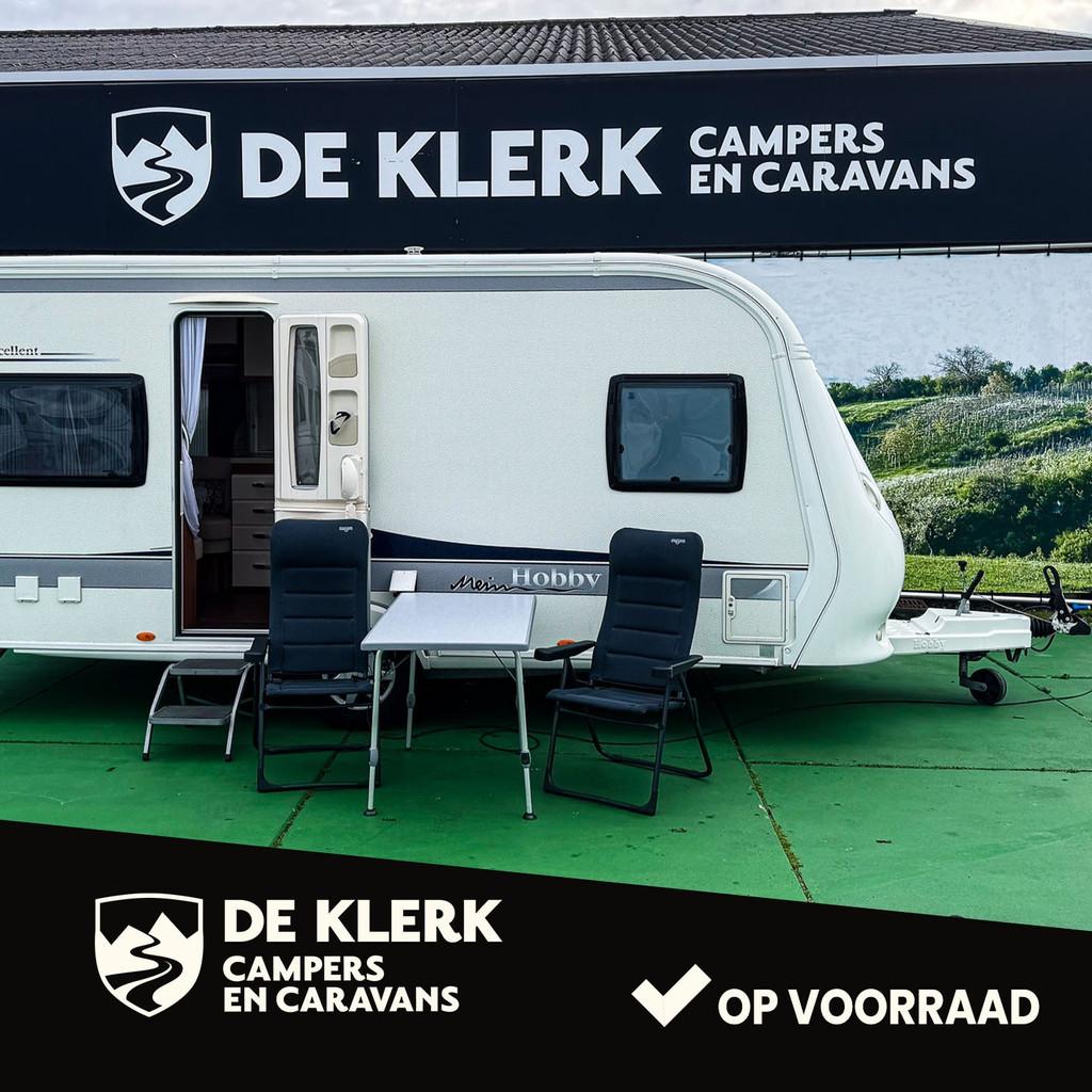 Hobby DE LUXE 460 UFE (bj 2013), Caravans en Kamperen, Caravans, Hobby, Bedrijf, Info@deklerkcaravans.nl, 6 tot 7 meter