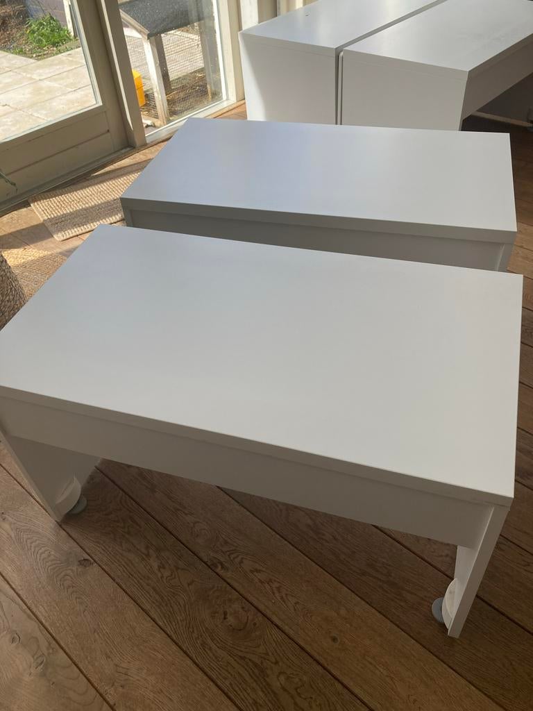 Ikea Småstad banken (4 stuks) - deels gratis!, Ophalen, Gebruikt, Eenpersoons, Minder dan 75 cm