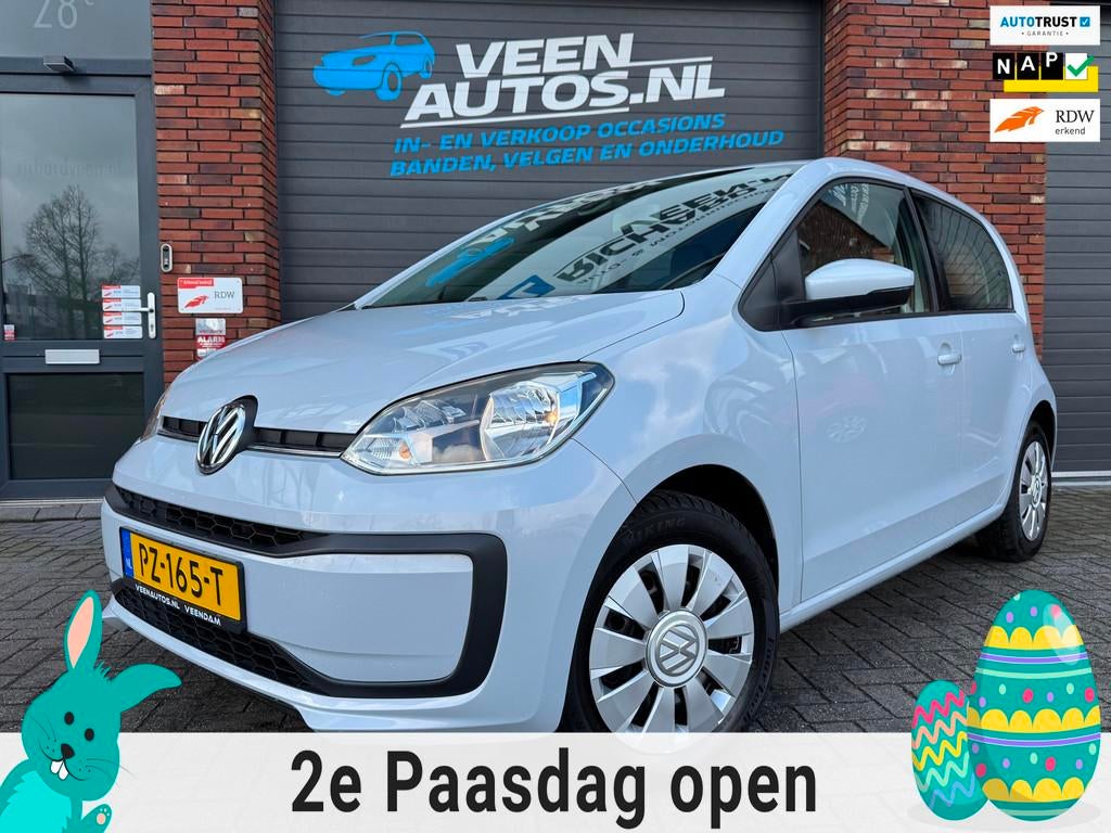 Volkswagen Up! 1.0 BMT move up! Facelift Airco 5 Deurs, Voorwielaandrijving, Gebruikt, Wit, Handgeschakeld