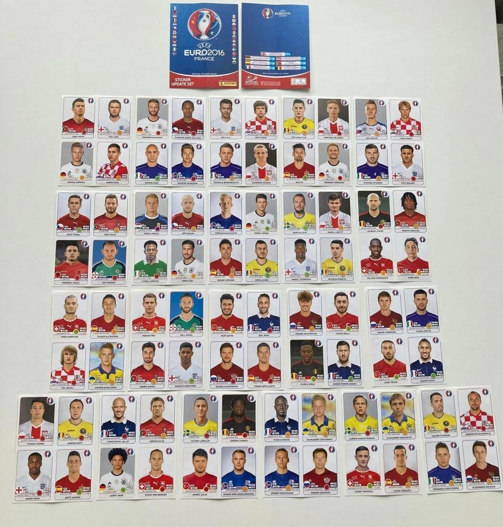 Panini EK 2016 Update set, Ophalen of Verzenden, Zo goed als nieuw, Buitenlandse clubs, Poster, Plaatje of Sticker