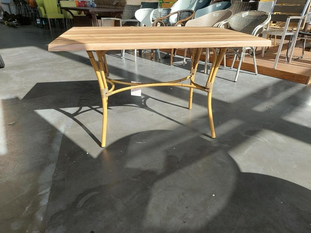 Terrastafel 120x80 cm  *OPRUIMING*, Ophalen, Nieuw, Rechthoekig, Aluminium