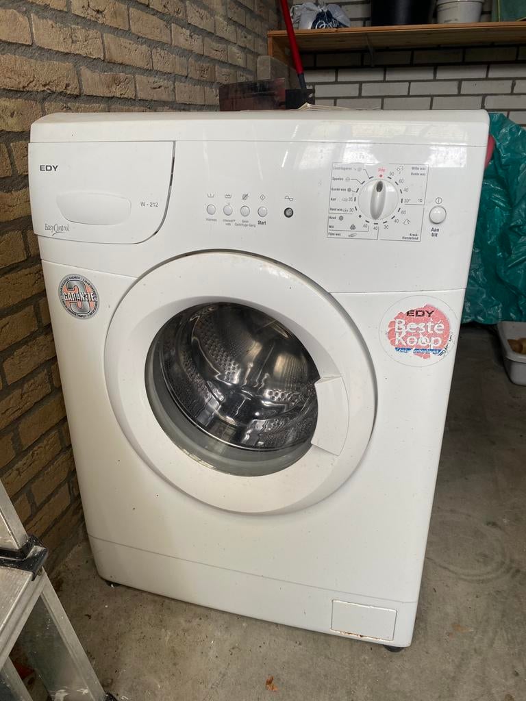 Wasmachine Edy, Ophalen, 1200 tot 1600 toeren, Gebruikt, 4 tot 6 kg