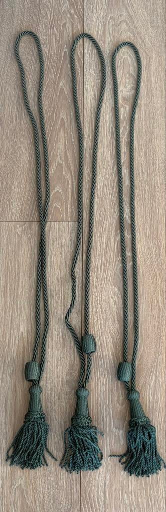 Diverse gordijnkoorden met kwast, Minder dan 50 cm, Gebruikt, Beige, Ophalen of Verzenden