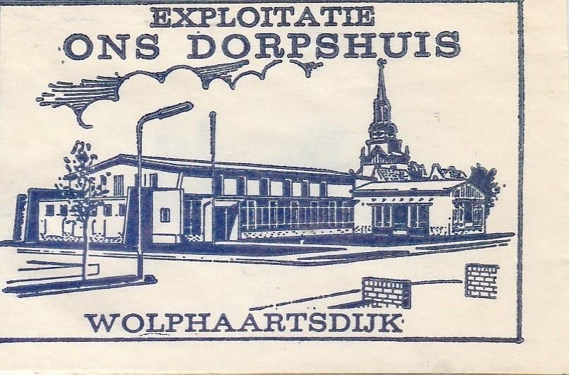 Ons Dorpshuis Wolphaartsdijk - kerk lantaarnpaal vlaggenmast, Ophalen of Verzenden