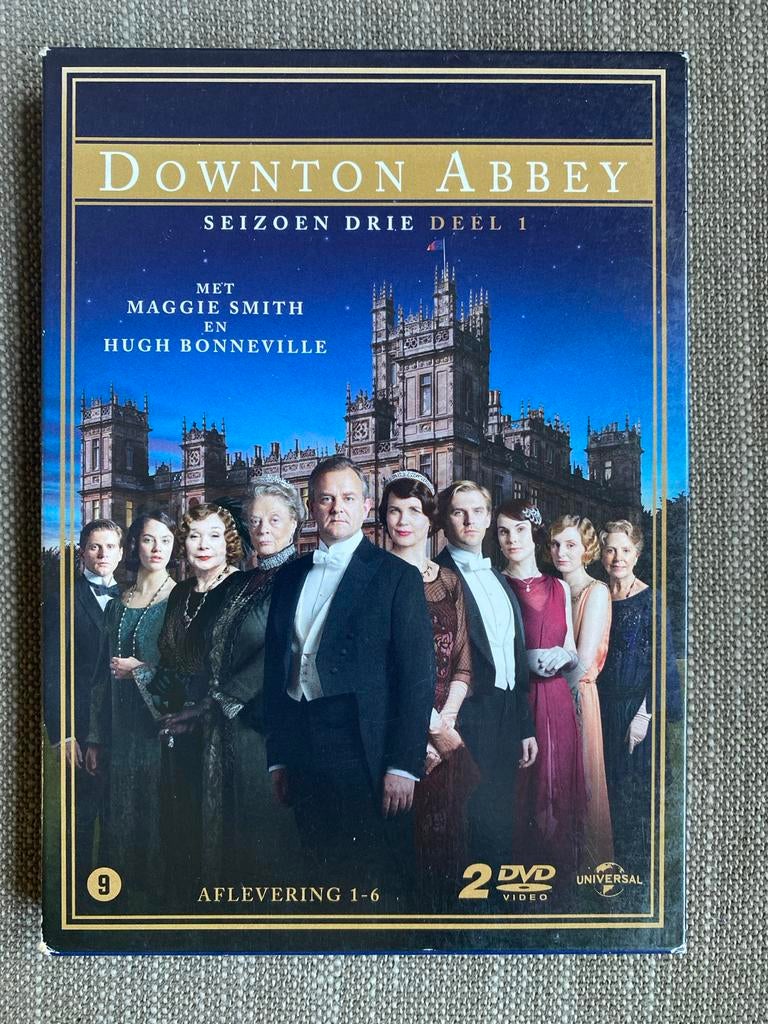 Downton Abbey Seizoen Drie Deel 1 - dvd-box, Boxset, Ophalen of Verzenden, Zo goed als nieuw, Drama