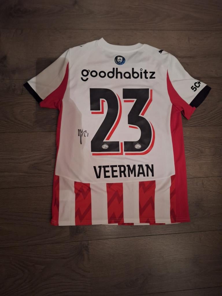 Gesigneerd Joey Veerman shirt PSV, Ophalen of Verzenden
