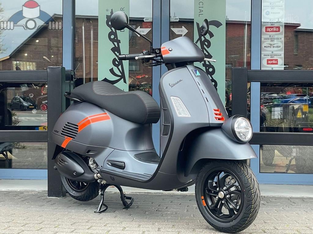 Vespa GTV 310 Grigio Travolgente Matt (2026), Scooter, Bedrijf, Onbekend, Minimaal motorrijbewijs A2
