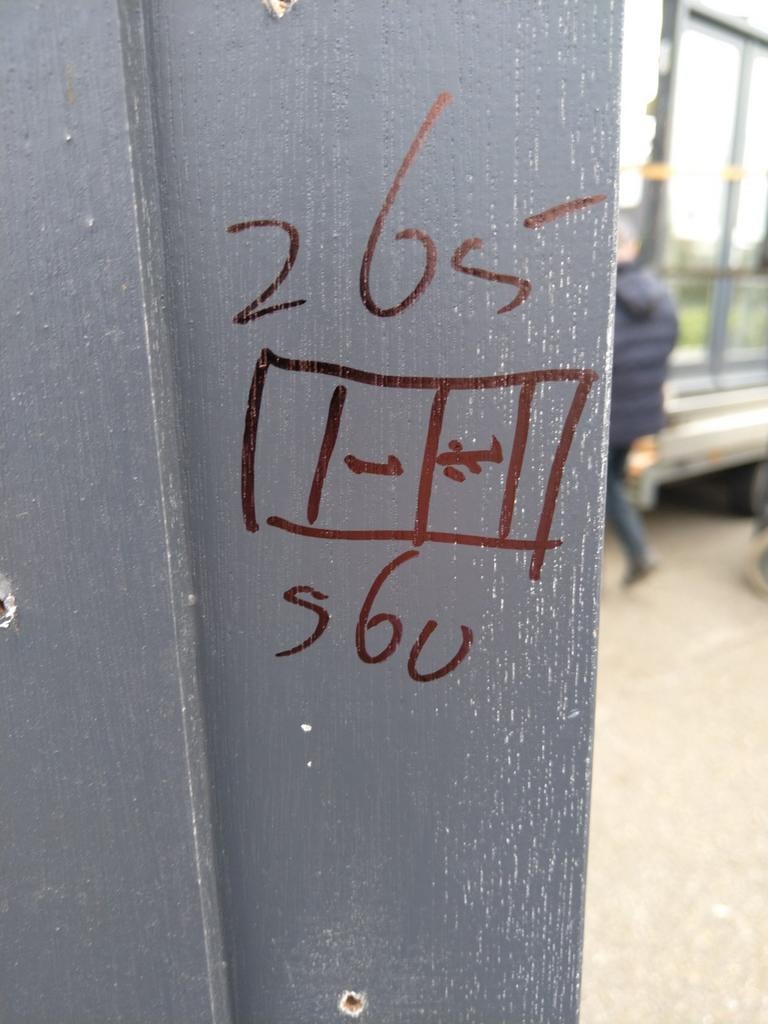 Hardhouten schuifpui met 2 schuifdeuren 4 vakken, Ophalen of Verzenden, Zo goed als nieuw, Schuifdeur, Glas