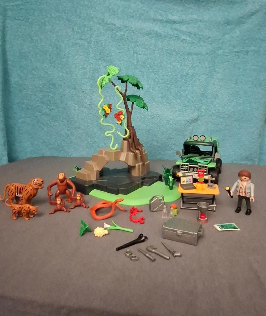 Playmobil 5416 Terreinwagen met jungledieren, Ophalen, Gebruikt, Los playmobil