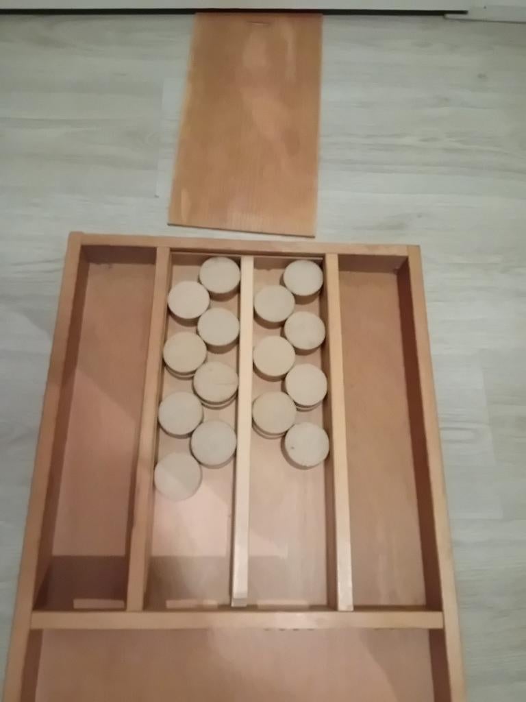 Sjoelbak 200cm met 30 sjoelschijven, Een of twee spelers, Ophalen, Gebruikt