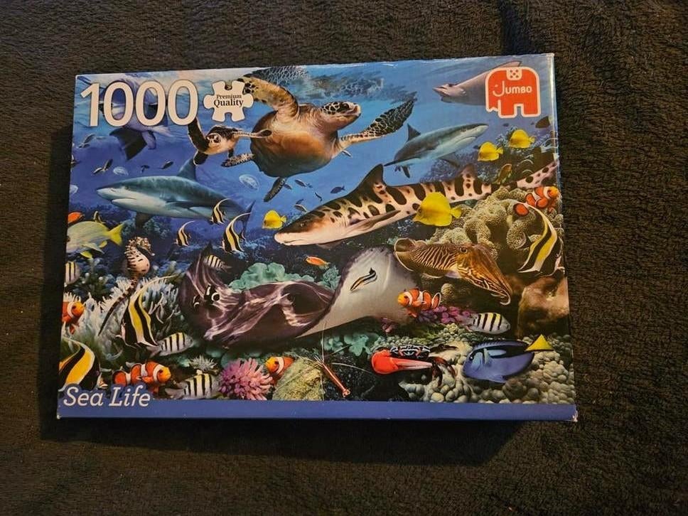 Jumbo Sea Life Legpuzzel 1000 stukjes Nieuw ongeopend, Ophalen of Verzenden, 500 t/m 1500 stukjes, Gebruikt, Legpuzzel