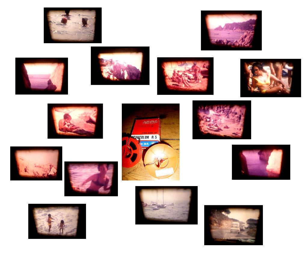 8mm film amateur Calella - 1968 - 2x15mtr - mooi, Ophalen of Verzenden, 8mm film