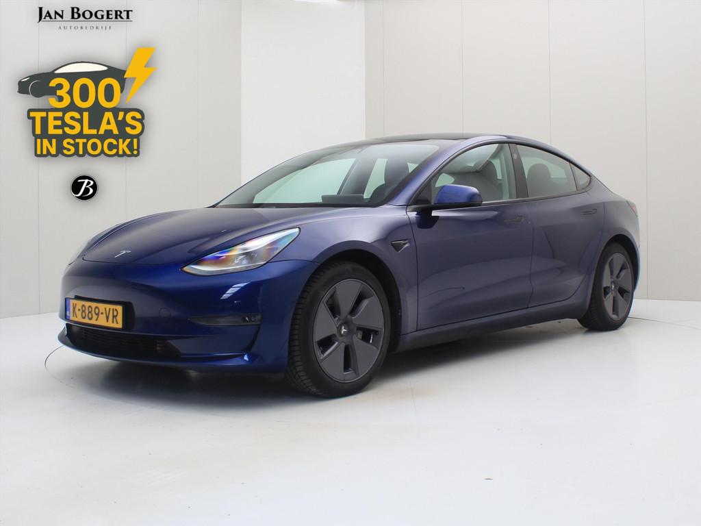 Tesla Model 3 Long-Range AWD 351pk 75 kWh FACELIFT [ WARMTEP, Automaat, Gebruikt, Zwart, Blauw