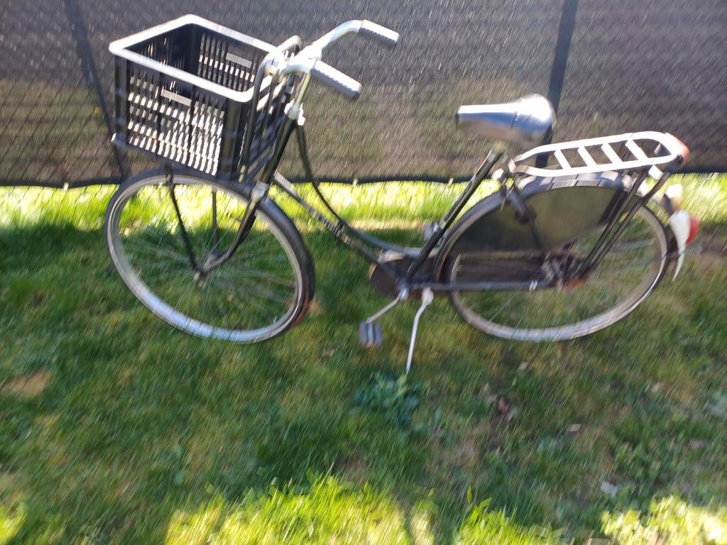 Gazelle damesfiets met mandje - Gebruikt, Ophalen, Handrem, Gazelle, 53 tot 56 cm
