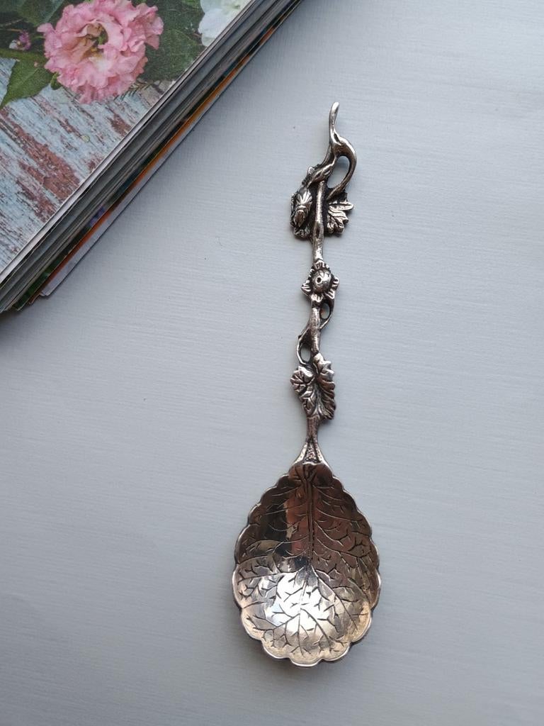 Prachtige oude lepel - oud lepeltje, Ophalen of Verzenden