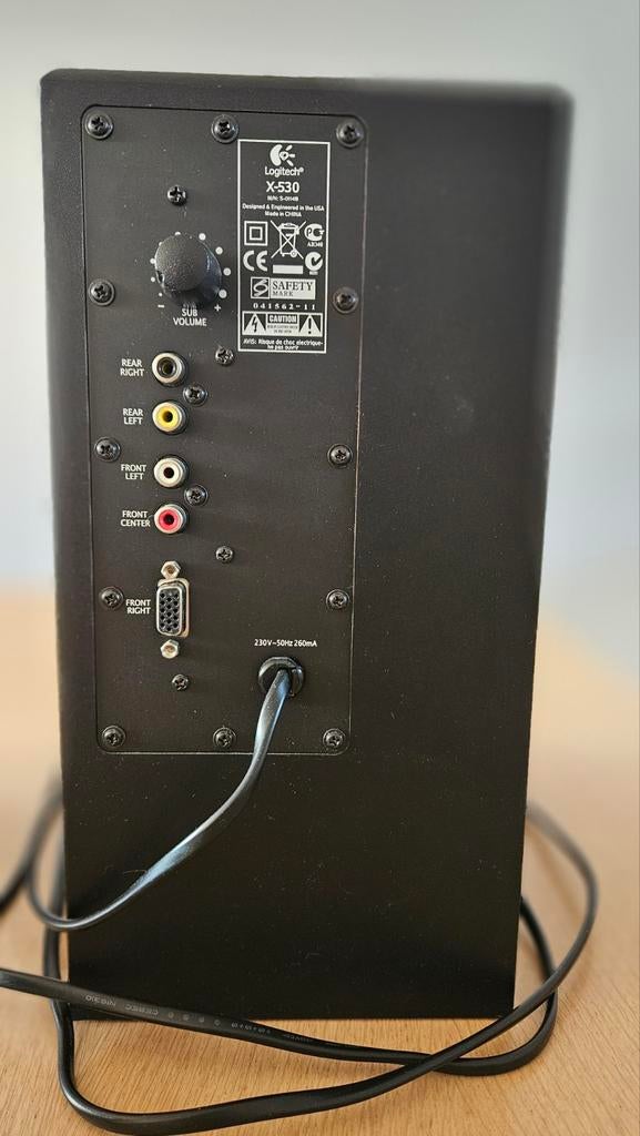 Logitech X-530 5.1 Surround Sound Speakerset, Ophalen