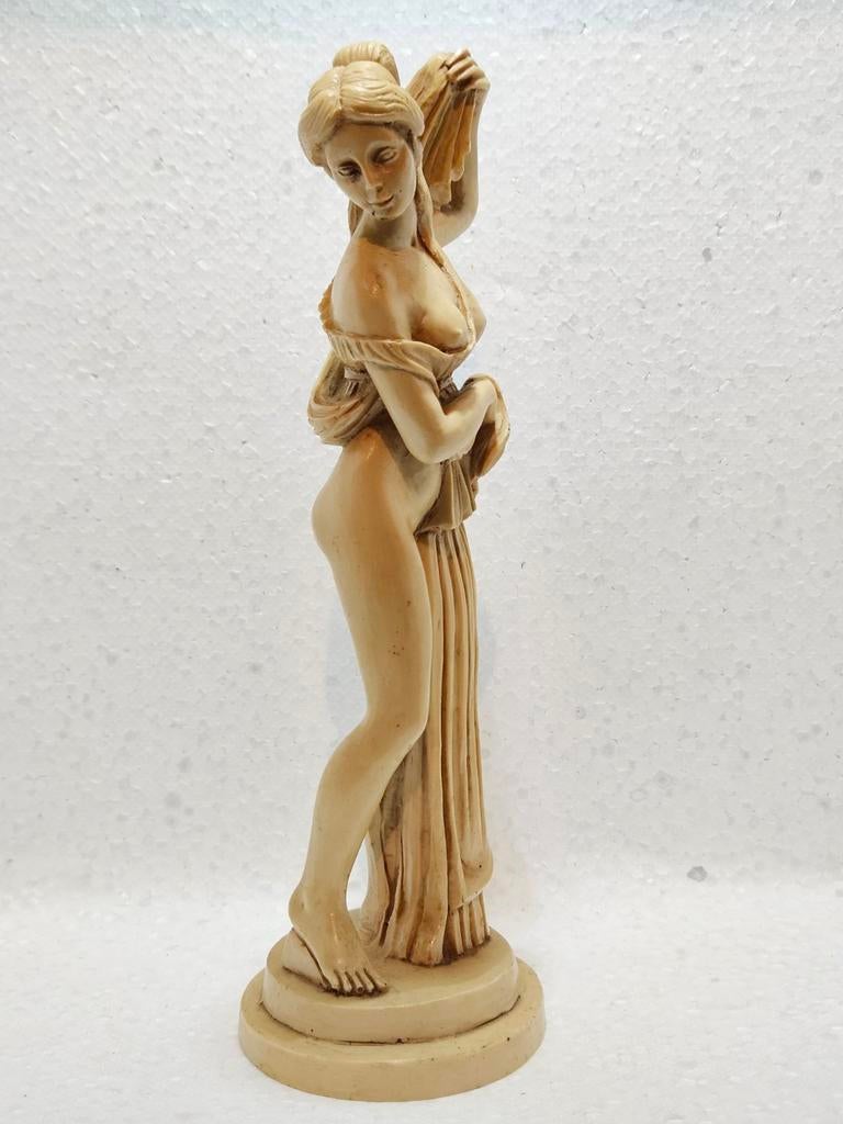 Vintage beeld kunsthars Grieks Aphrodite Venus 25 cm, Ophalen of Verzenden