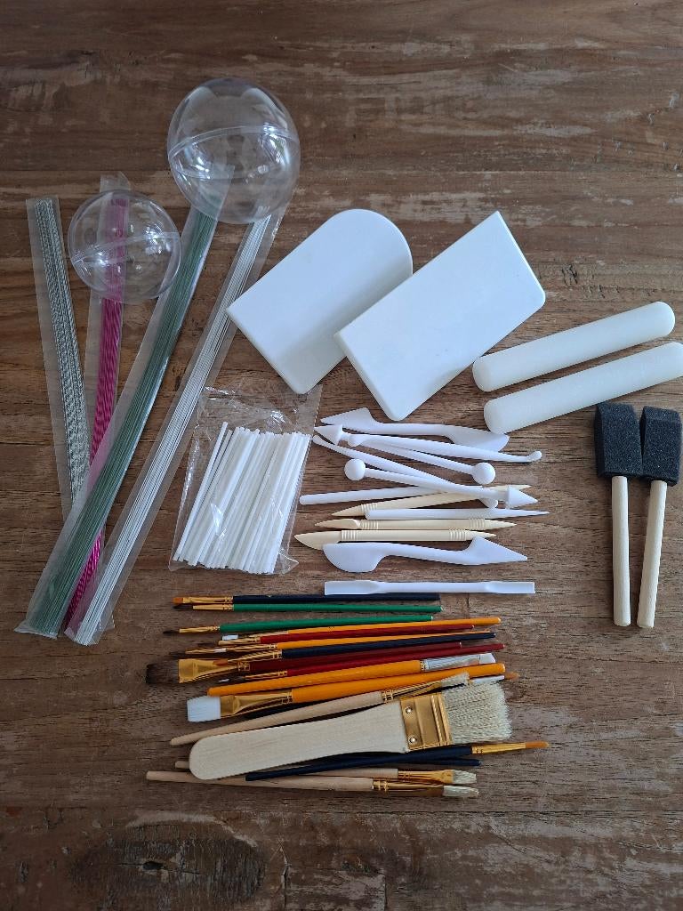 Materiaal/gereedschap voor taart decoratie, Ophalen of Verzenden, Gebruikt, Taarten of Cupcakes, Versiering