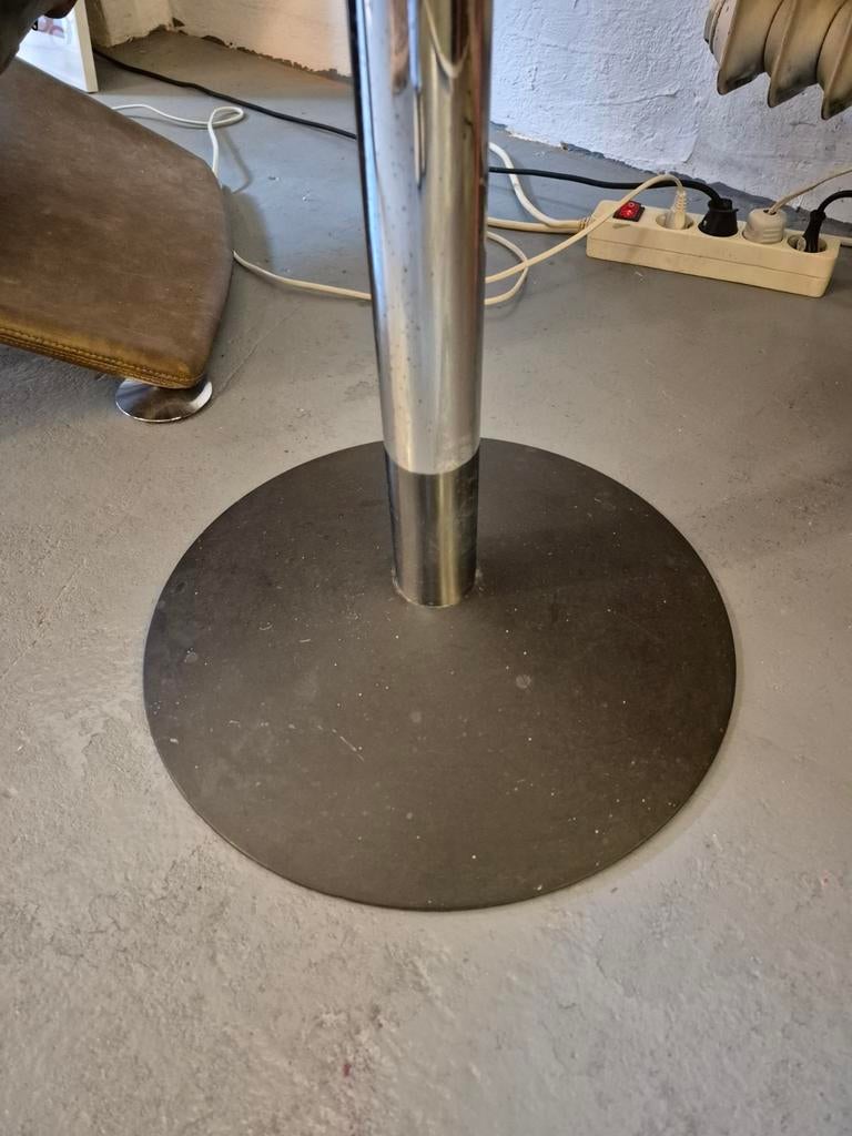 Vintage staande kapstok chroom met zwarte bollen, Ophalen, Gebruikt, Metaal, Staande kapstok