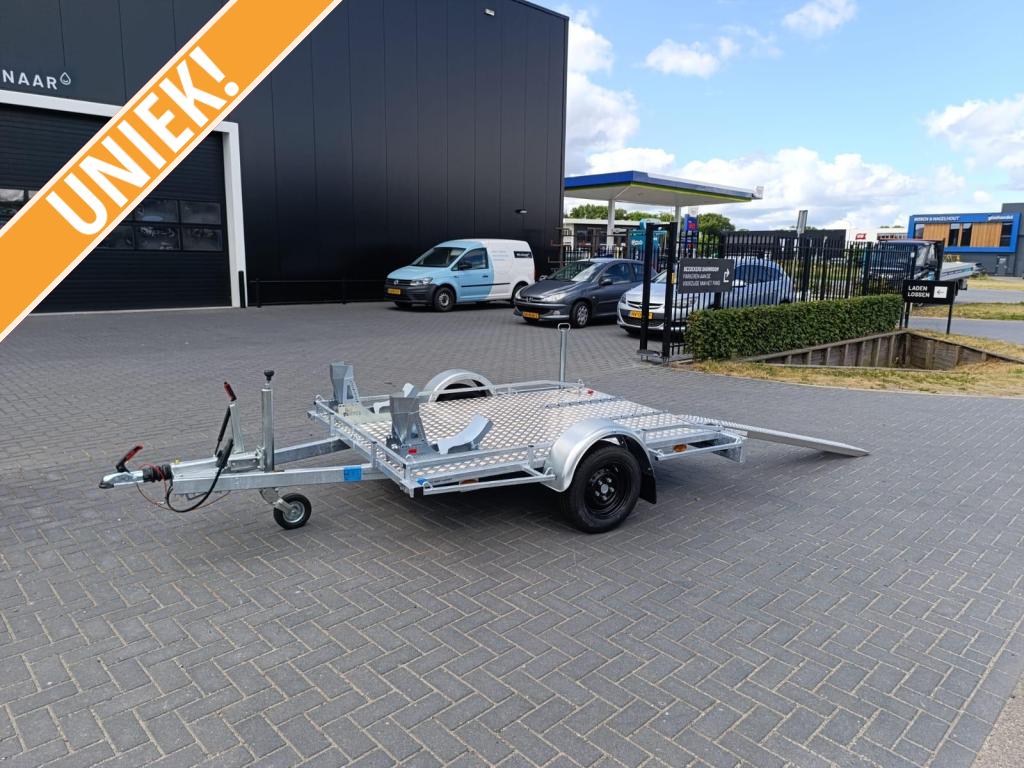 Hoka motortrailer 2 motoren, degelijk en stabiel voorraad!, Auto diversen, Aanhangers en Bagagewagens, Nieuw