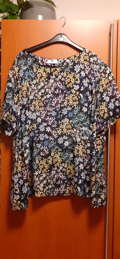 Shirt  maat 52-54 van Anna-Aura, Blauw, Zo goed als nieuw, Anna Aura, Shirt of Top