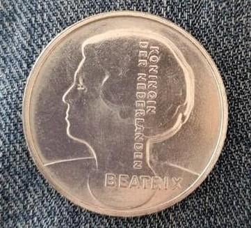 Zilveren tientje Beatrix 1996.Jan Steen, Koningin Beatrix, Zilver, Ophalen of Verzenden, Losse munt