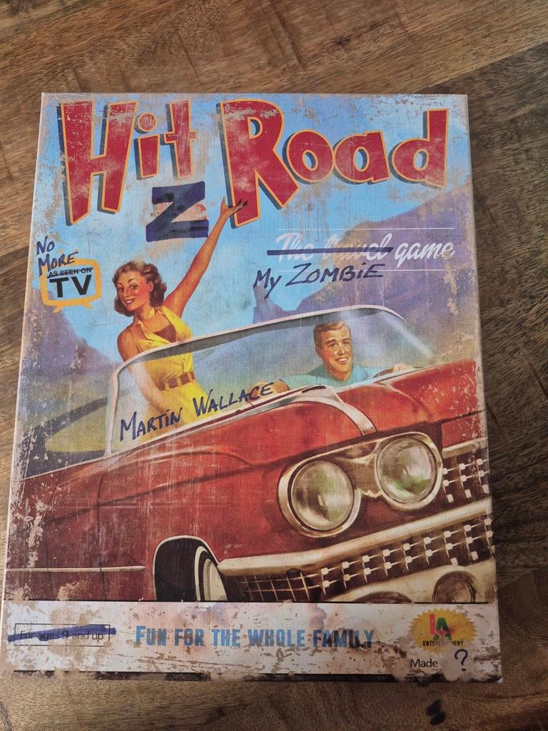 Bordspel Hit Z Road, Hobby en Vrije tijd, Gezelschapsspellen | Bordspellen, Een of twee spelers, Ophalen, Zo goed als nieuw