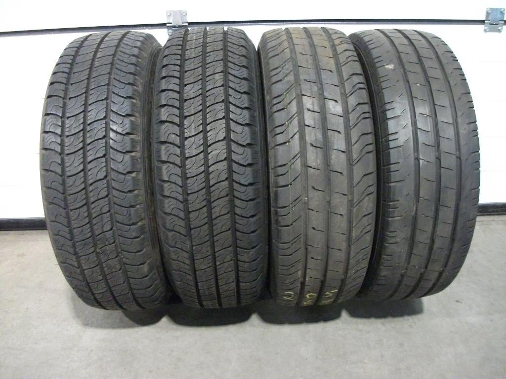 4 x 205/65r16c continental/goodyear transportbanden, Ophalen, 16 inch, Banden en Velgen, 205 mm