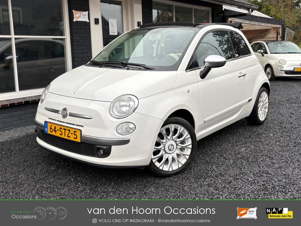 Fiat 500 By Gucci UNIEK | CABRIO | LEDER | PARK.SENS | CLIMA, Euro 5, 86 pk, Gebruikt, 31 €/maand