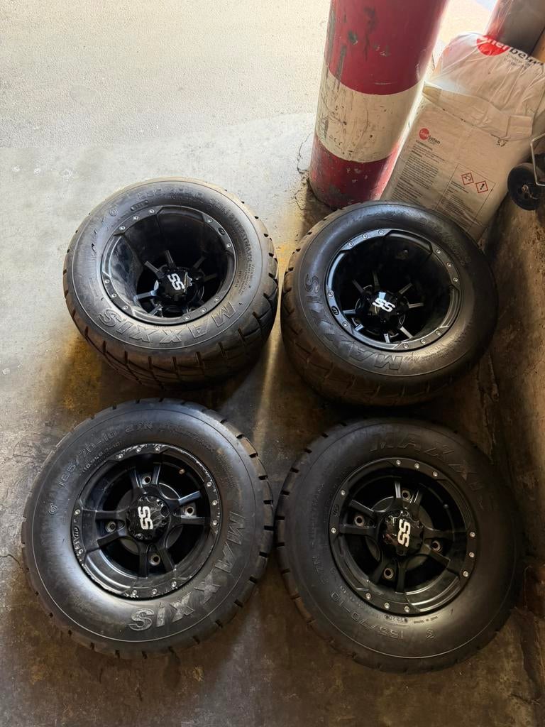 Yamaha Raptor 700R SS velgen met banden!, Sport en Fitness, Karting, Gebruikt, Ophalen of Verzenden