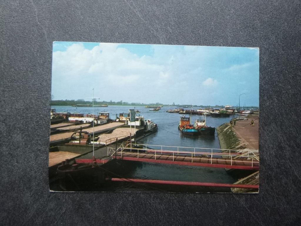 Lobith-Tolkamer, Rijngezicht/boten 1976, Verzenden, 1960 tot 1980, Ongelopen, Noord-Brabant