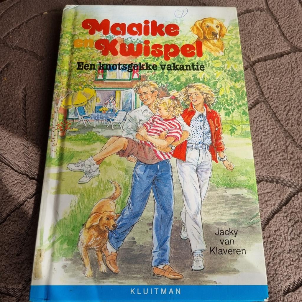 Maaike en Kwispel: Een knotsgekke vakantie, Ophalen of Verzenden, Gelezen, Jacky van Klaveren, Fictie algemeen