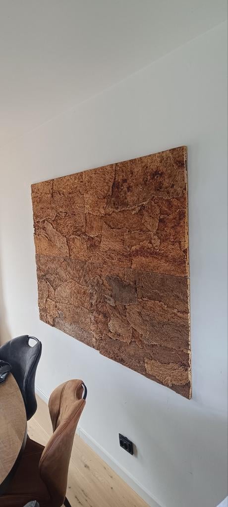 Wandkurk plaat - Cork Bark - 60 x 90 cm, Huis en Inrichting, Woonaccessoires | Wanddecoraties, Zo goed als nieuw, Ophalen of Verzenden
