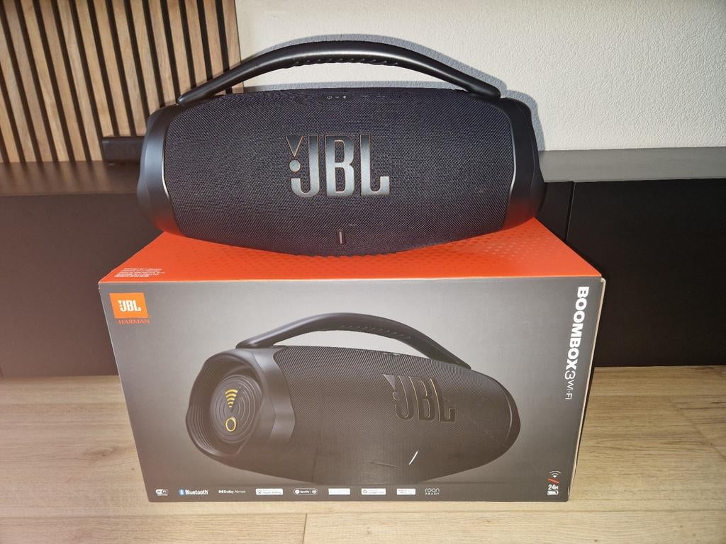 JBL Boombox 3 Wifi, Ophalen of Verzenden, Zo goed als nieuw, 120 watt of meer, Subwoofer