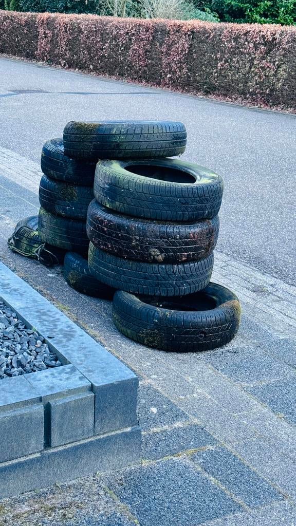 Gebruikte autobanden als stootwillen voor aanlegsteiger, Watersport en Boten, Ophalen, Gebruikt, Overige typen