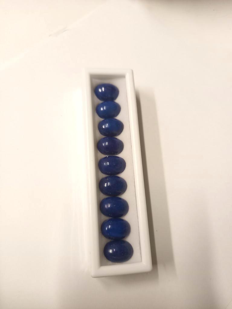 Cabochon geslepen lapis lazuli, Ophalen of Verzenden, Zo goed als nieuw