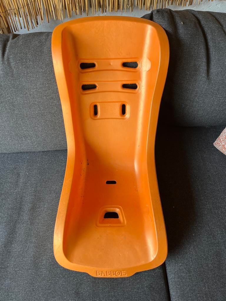 Babboe bakfiets zitje oranje, Ophalen of Verzenden, Gebruikt, Achterzitje