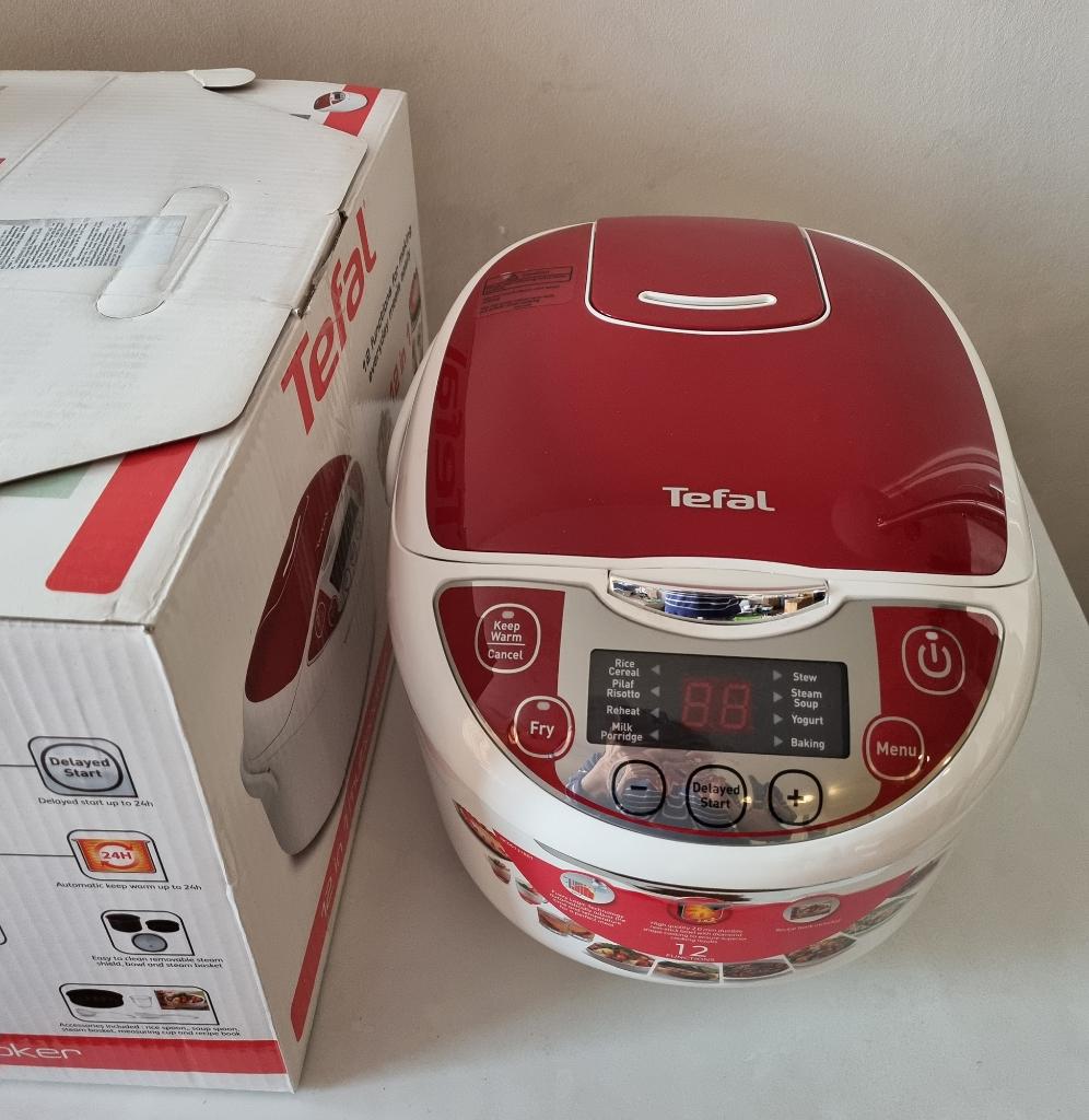 Tefal 12 in 1 rijst- en multicooker, Witgoed en Apparatuur, Rijstkokers, Zo goed als nieuw, Ophalen of Verzenden