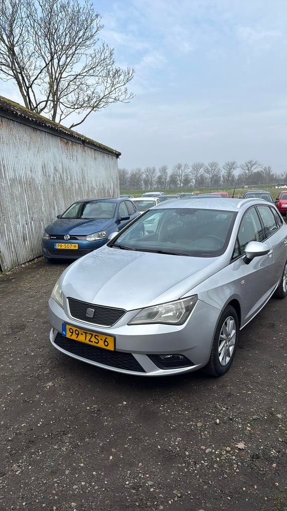 Seat Ibiza 1.2TDI 55KW Ecomotive ST 2012 Grijs, Auto's, Voorwielaandrijving, 74 pk, 1199 cc, Ibiza