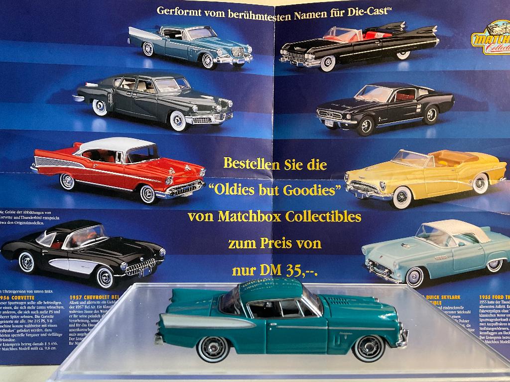 Matchbox Collectibles Yesteryear Studebaker Golden Hawk mbc, Ophalen of Verzenden, Zo goed als nieuw, Auto, Matchbox