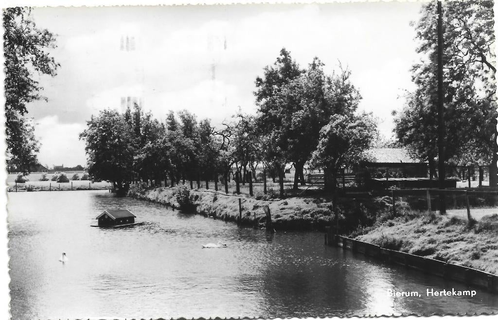 Bierum;  Hertekamp, Verzenden, 1960 tot 1980, Gelopen, Groningen