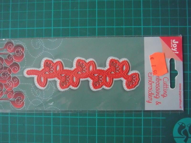 Nieuwe snijmal Joy! borduur voor cuttlebug, Ophalen of Verzenden, Nieuw, Overige thema's, Pons of Mal