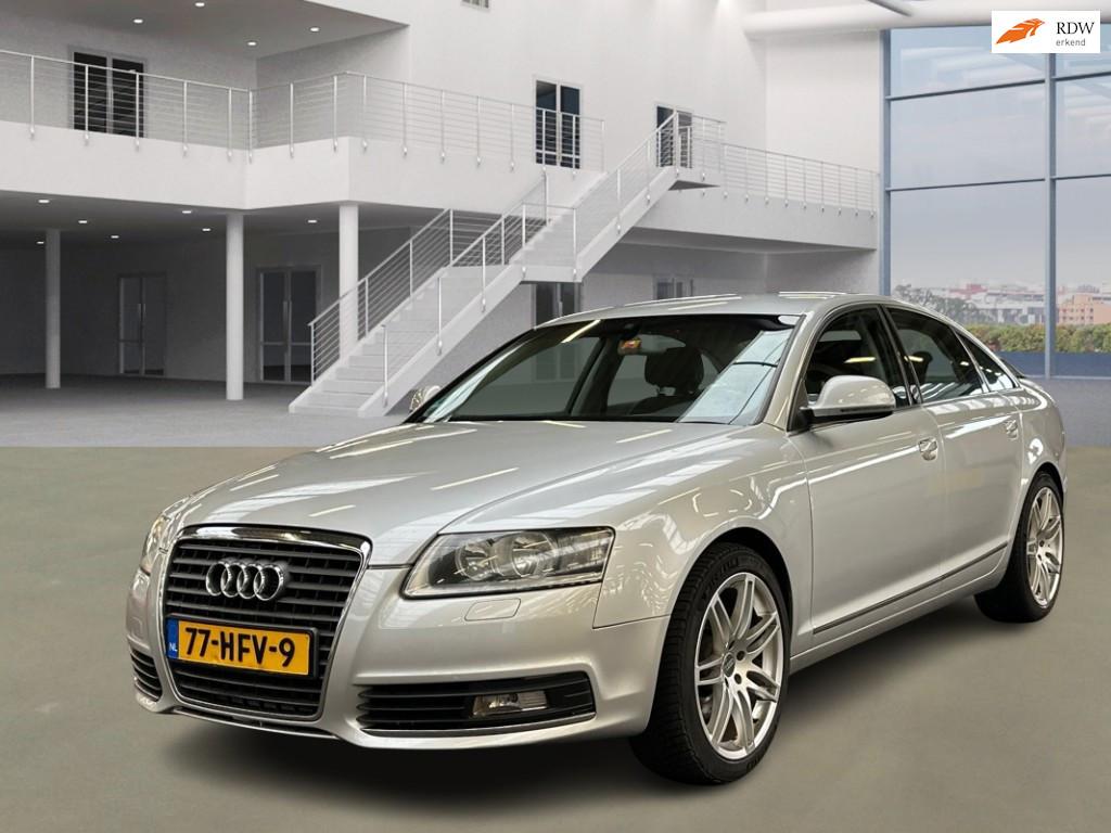 Audi A6 Limousine 2.0 TFSI Business AUT NAVI PSENSOR LEDER C, Euro 5, 1525 kg, Gebruikt, Zwart