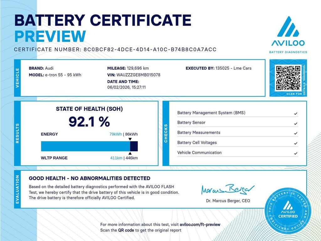Audi E-tron Sportback 55 quattro S edition 95 kWh|PANO|NAP|I, Auto's, Automaat, 131 €/maand, 95 kWh, 1583 min