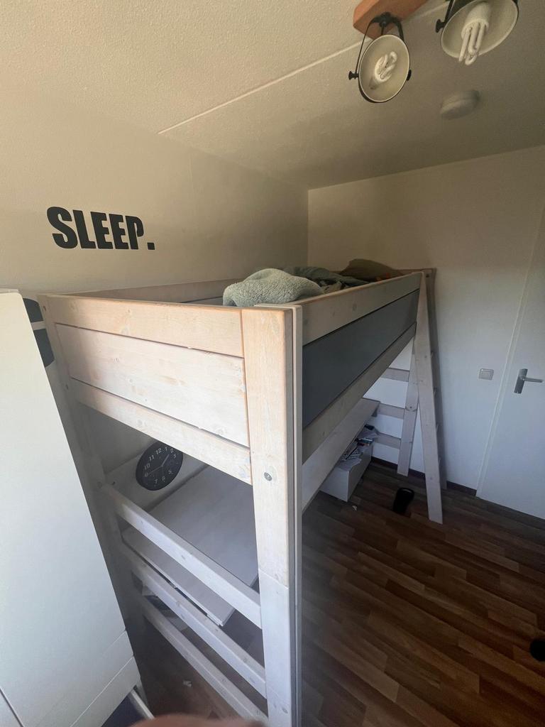 Hoogslaper Flexa, Kinderen en Baby's, Kinderkamer | Stapelbedden en Hoogslapers, Gebruikt, Hoogslaper, Ophalen