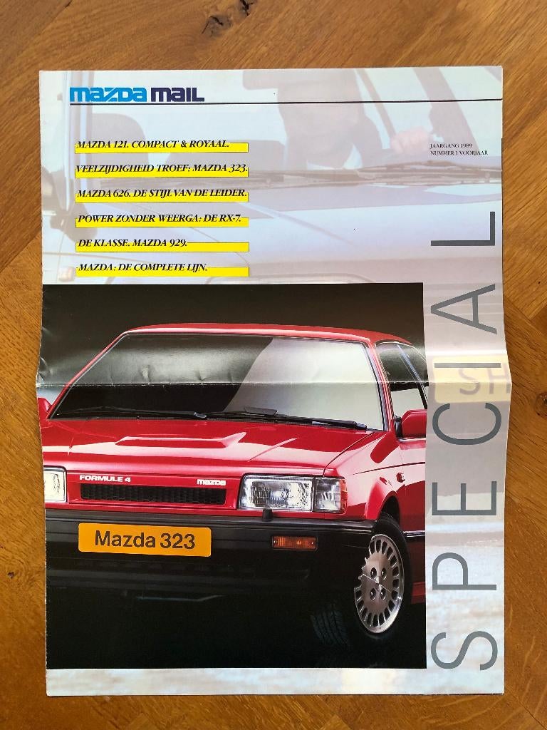 Mazda mail nr. 1 voorjaar 1989 folder, Verzenden, Mazda, Nieuw, Mazda