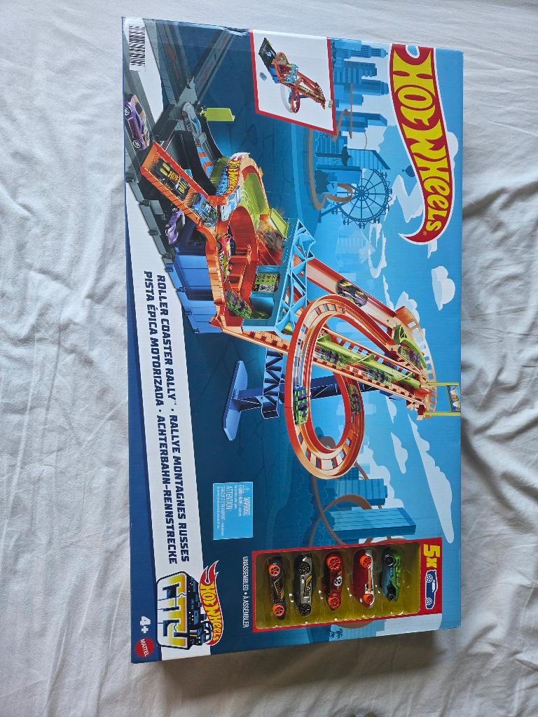 Hot Wheels City achtbaan rally baanset, Ophalen of Verzenden, Nieuw, Handmatig, Hot Wheels
