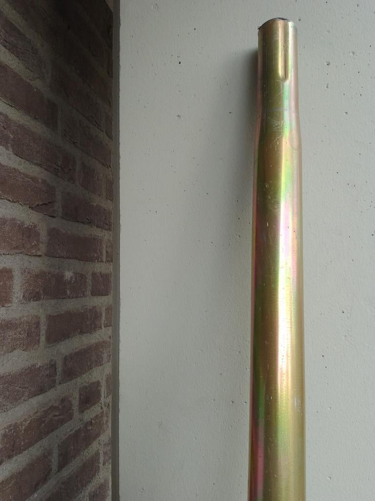 IJzeren mast 2 meter hoog, Telecommunicatie, Antennes en Masten, Ophalen, Gebruikt, Mast