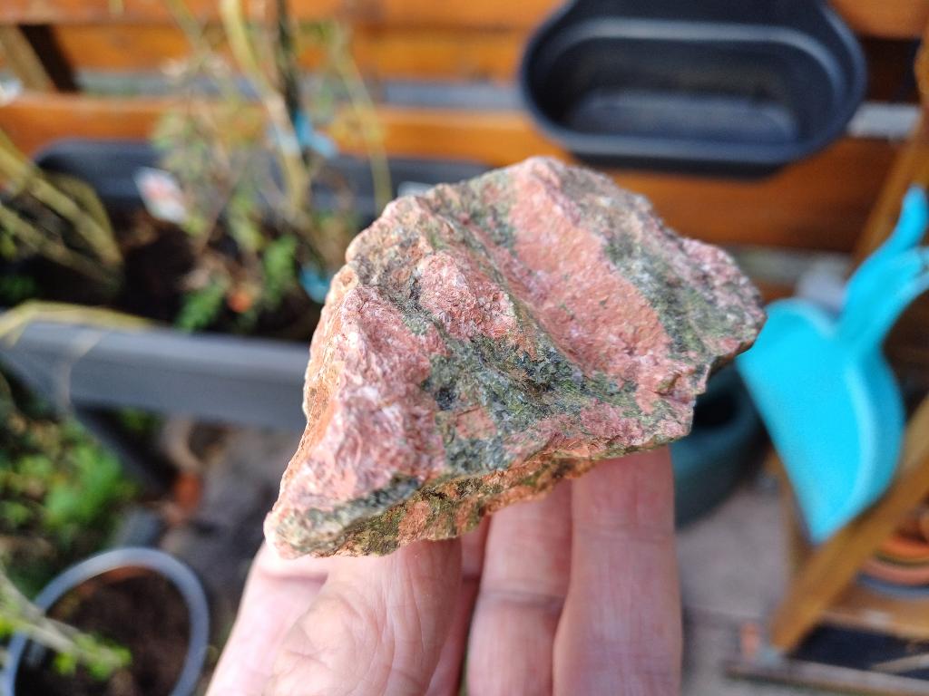 Rij202 Unakiet Zuid Afrika #collectie #verzameling, Ophalen of Verzenden, Mineraal