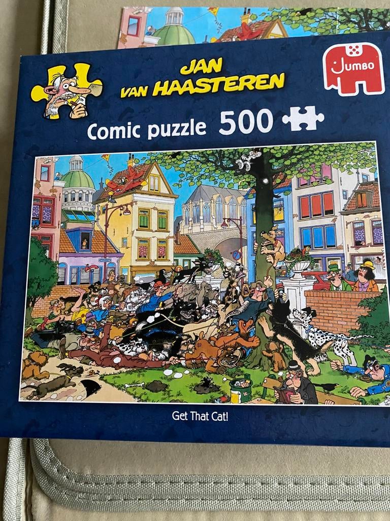 Jan van haasteren puzzel. Get That Cat! 500stukjes, Ophalen, 500 t/m 1500 stukjes, Zo goed als nieuw